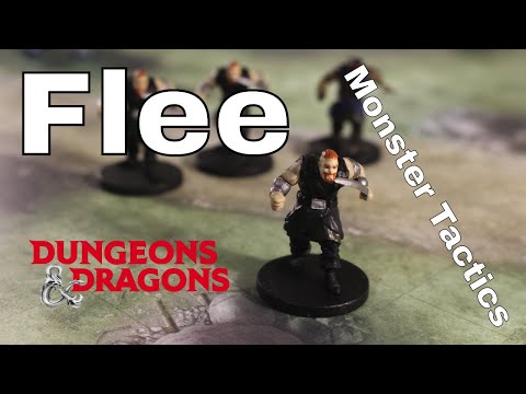 D&D (5e): Monster Tactics, Flee.