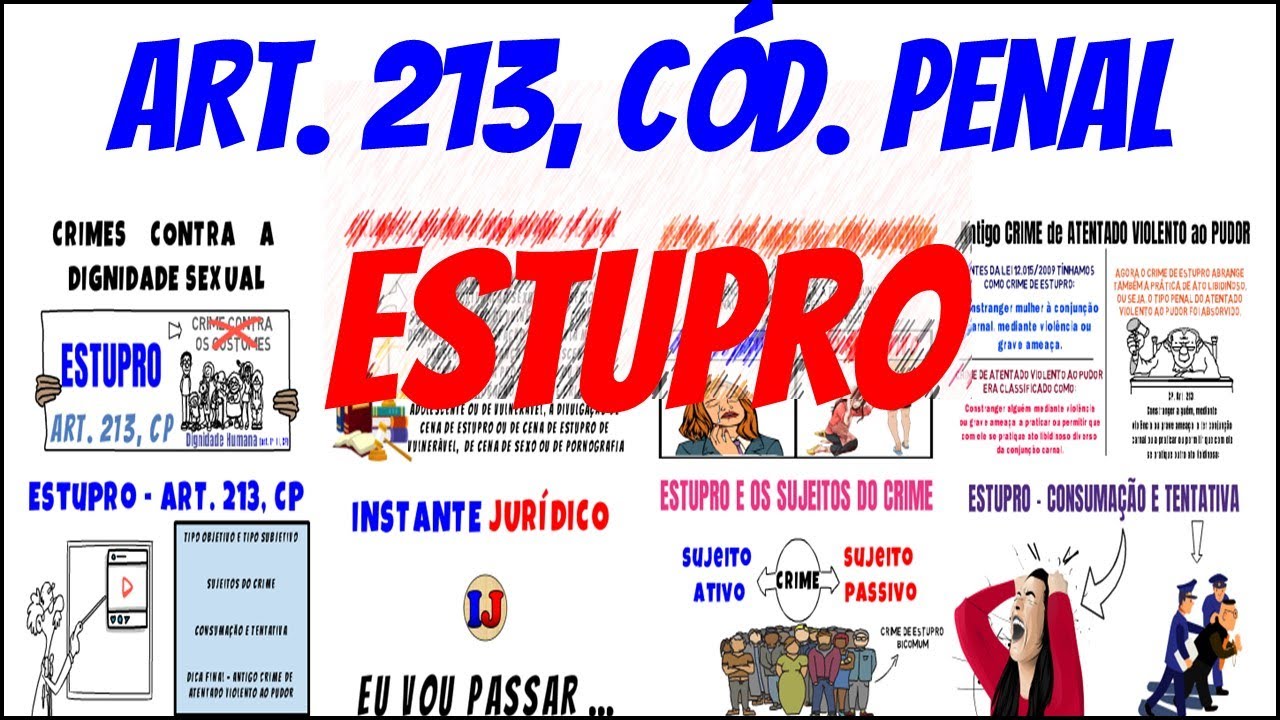 Crime de ESTUPRO - Art. 213 do CP | Direito Penal |  OAB e CONCURSOS PÚBLICO