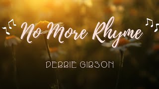 No More Rhyme - Debbie Gibson  (Lyrics)
