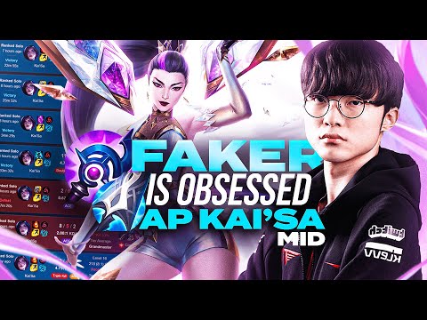 FAKER spamming AP Kai'Sa MID??? *NEW META ALERT?*