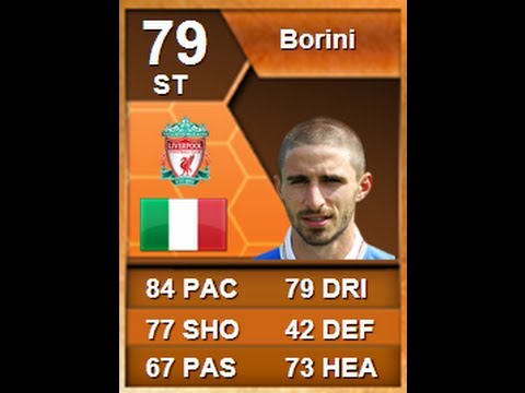 FIFA 13 MOTM Fabio Borini Review | In Game Stats + Gameplay HD