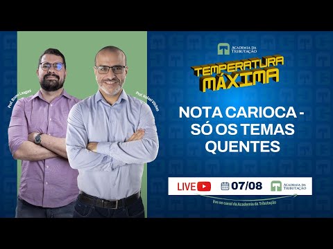 ISS-RJ - NOTA CARIOCA (NFS-e) - Só os temas mais quentes para provas de concursos públicos