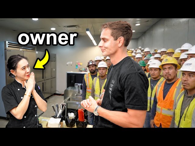 Finding Empty Restaurants, Then Bringing 100 Construction Workers SDDEFAULT Thumbnail