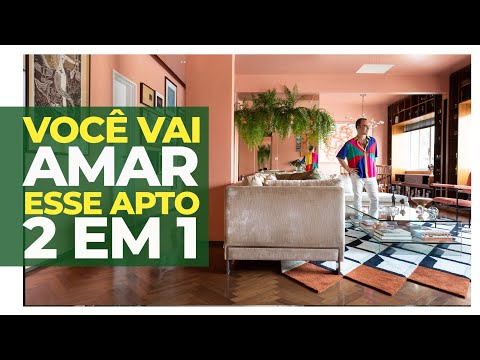 DESIGN MODERNO COM ALMA - APARTAMENTO 2 EM 1 COM ÓTIMAS IDEIAS DE DECORAÇÃO