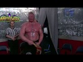Brock Lesnar Throws Title At Vince Mcmahon Wrestlemania 34 WWE 2019