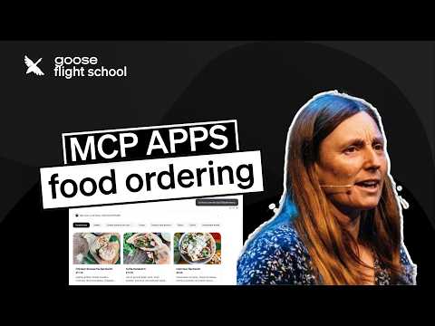 Order Food Directly From Your AI Agent 🍽️ Goose + Neighborhood Extension and MCP Apps