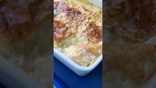 Easy rice pudding tray bake