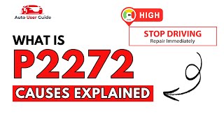 dtc p2272 quickly Fix