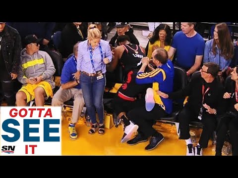 GOTTA SEE IT: Fan Gets Ejected For Shoving Kyle Lowry In Game 3 Of NBA Finals