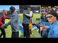 Legend Ronaldinho Meets With Mbappe and Other Players in PSG vs Barcelona Match in UCL