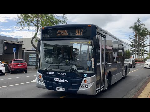 New Zealand/NZ Auckland Bus - 917: From Birkenhead Wharf to Albany (21.12.2024)