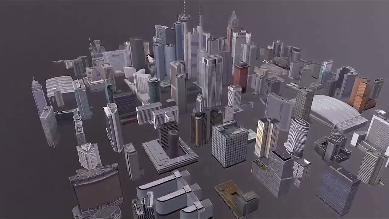 City Buildings Pack Vol2 With LODs 101-200 3D Model