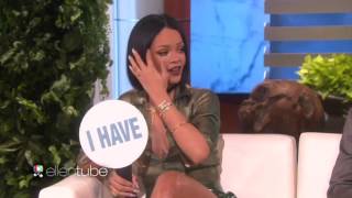 RIHANNA on the Ellen Show w/ CLOONEY