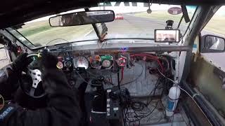 Battle Scarred Motorsports car 220(Ol Chesty) with 24hrs of LeMons at High Plains Raceway. (crash)