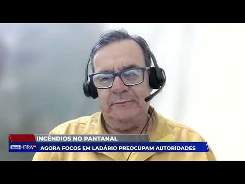 Chuva ajuda apagar incêndios na Serra do Amolar e outra região está com grande foco ativo