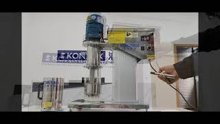 KBM-1.1kW Lab Basket Mill with electric lifting stand #basket mills #grinding mills