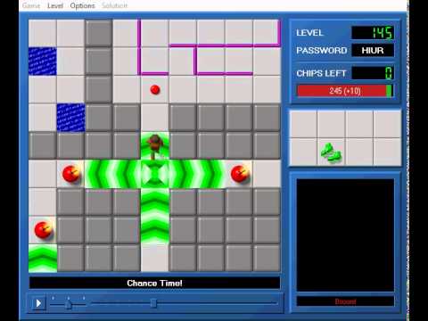 CCLP1 level 145 solution - 235 seconds
