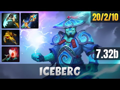 ICEBERG Storm Spirit MID LANE Gameplay WITH 20 KILLS | Dota 2 Full Game