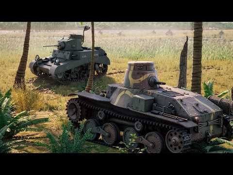When Ha-Go Tanks Ambushed M3 Stuarts