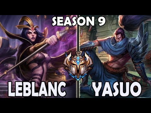 Faker LEBLANC vs YASUO [ MID ] Lol Challenger Korea
