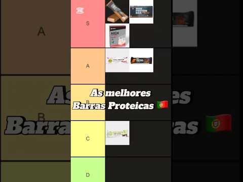Estas barras são ótimas 🔥