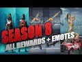 Season 8 Royale Pass All Emotes, Gun Skins and All Rewards Leaks Pubg Mobile