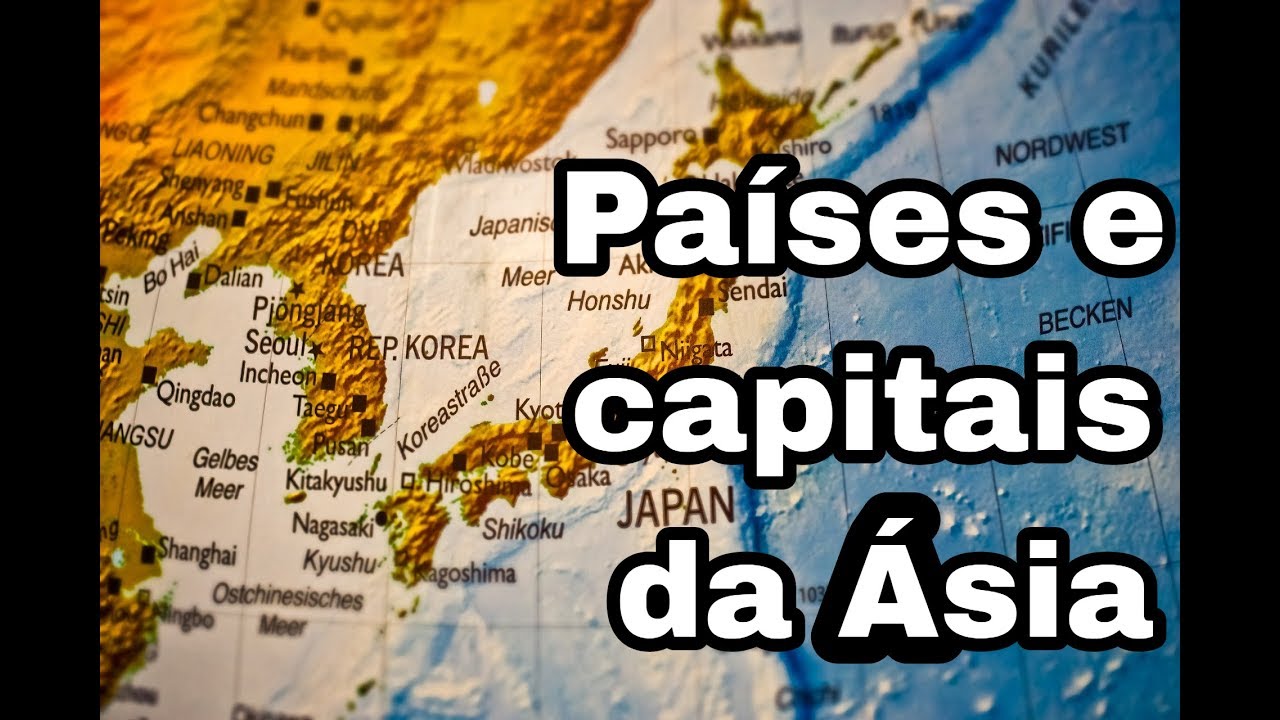 PAÍSES E CAPITAIS DA ÁSIA | ENSINO FUNDAMENTAL | EF09GE14