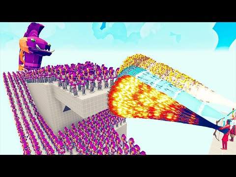 100x XEVER MONTES (FISHFACE) + 2x GIANT vs 3x EVERY GODS - Totally Accurate Battle Simulator TABS