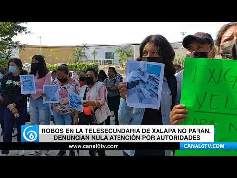 Robos en la telesecundaria de Xalapa no paran, denuncian nula atención por autoridades