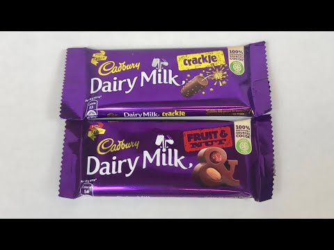 Dairy Milk Crackle Vs Dairy Milk Fruit & Nut | CADBURY |
