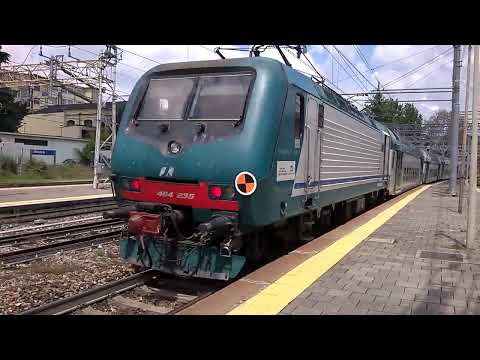 E464 235 XMPR+5 2 piani Trenord e XMPR - Monza 14/06/2016