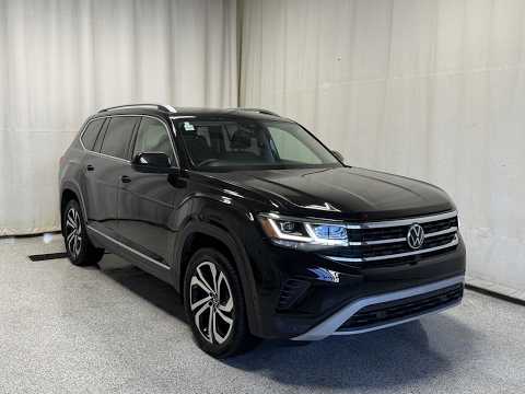 2021 Volkswagen Atlas Execline 3.6 FSI 4MOTION *Ltd Avail* in Black for sale at Park Mazda in Sherwood Park, AB
