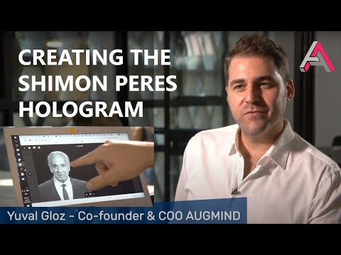 Augmind & The Peres Center - Making of the Peres's Hologram logo