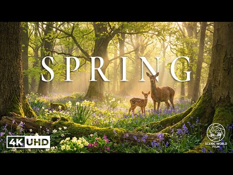 SPRING NETHERLANDS 4K🌷Scenic Relaxation Film With Calming Music - Video 4K Ultra HD