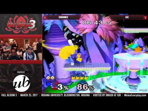 Full Bloom 3 - IMT | Shroomed (Sheik) vs Tempo | Axe (Falco, Pikachu) - Top 16 - Losers Round 4