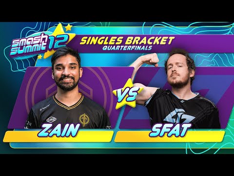 Zain vs SFAT - Singles Bracket: Quarterfinals - Smash Summit 12 | Marth vs Fox