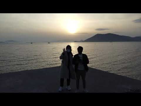 Beautiful Sunset in Suncheon Waon Beach