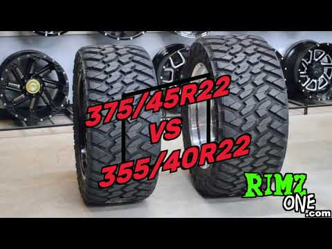 Nitto Trail Grappler 375/45R22 vs 355/40R22!!!