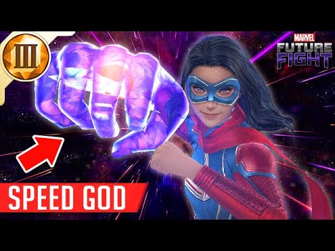 no cap Ms Marvel might be the best speed hero - Marvel Future Fight