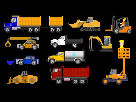 Construction Vehicles 3 - @TheKidsPictureShow