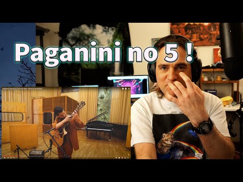 Paganini's Caprice no. 5 on One Guitar - Marcin Patrzalek Reaction (Live Session)
