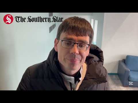 Defending champion Keith Cronin speaks to Martin Walsh ahead of the West Cork Rally.