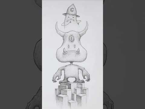 How To Draw Monsters! #foryou #art #drawing