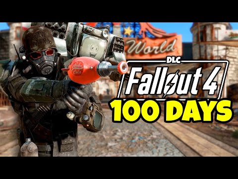I SPENT 100 Days in Fallout 4 Survival Mode Completing All DLC's As An NCR Veteran (Fallout 4 Movie)