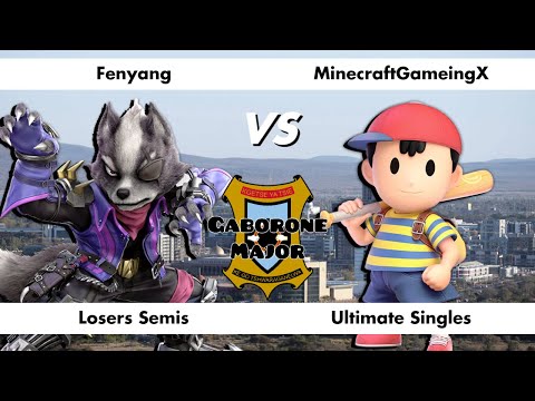 Gaborone Major - Fenyang (Wolf) Vs. MinecraftGameingX (Ness) Losers Semis