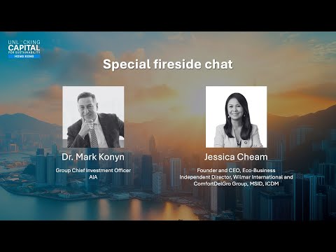 Unlocking capital for sustainability 2025 Hong Kong | Fireside chat with Dr Mark Konyn