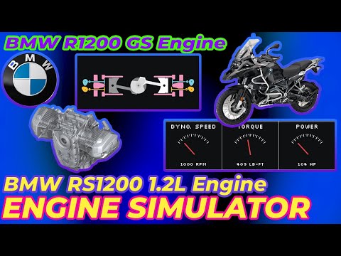 Engine Simulator | BMW RS1200 1.2L BOXER
