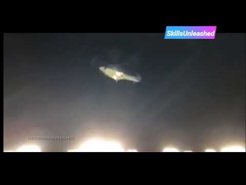 Video Foottage Leicester helicopter crash