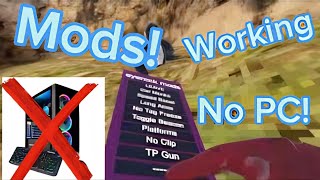 How To Get Mods On Gorilla Tag With NO PC! Not Clickbait