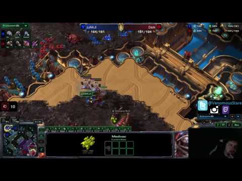 [KR GM] Dark (Z) vs JJAKJI (T)- Former GSL winner- G1 of a BO3